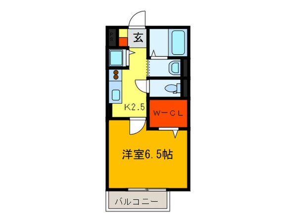 ルピナスＢ棟の物件間取画像